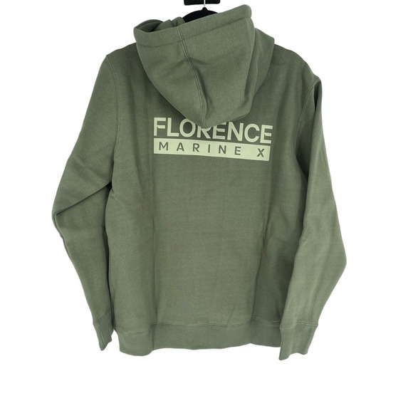 Green Hoodie with Red Accent - Picture 3 of 11